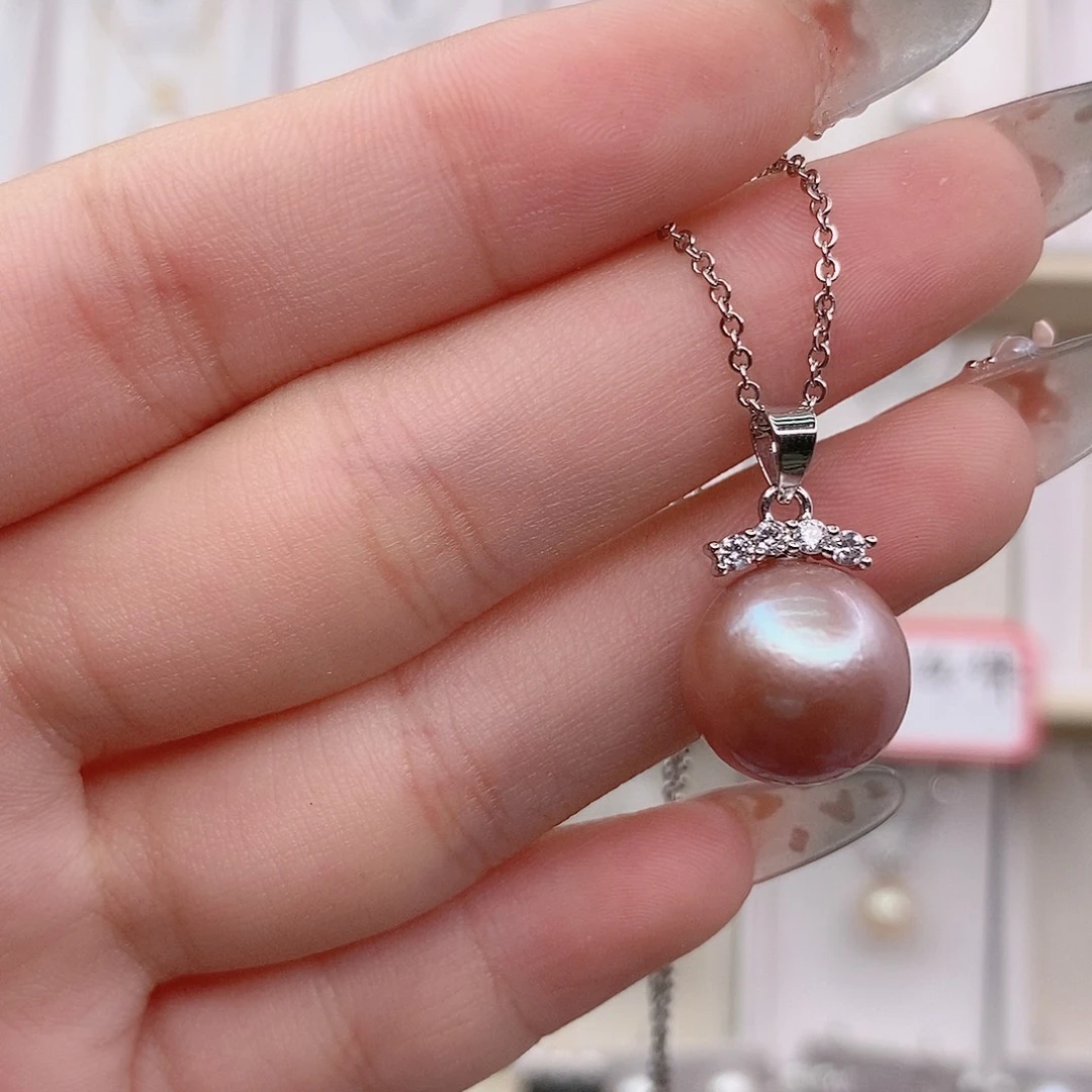 淡水珍珠未镶嵌吊坠(赠链)