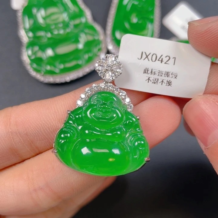 【闪购商品】颈饰银S925镶嵌翡翠臻*阁翡翠