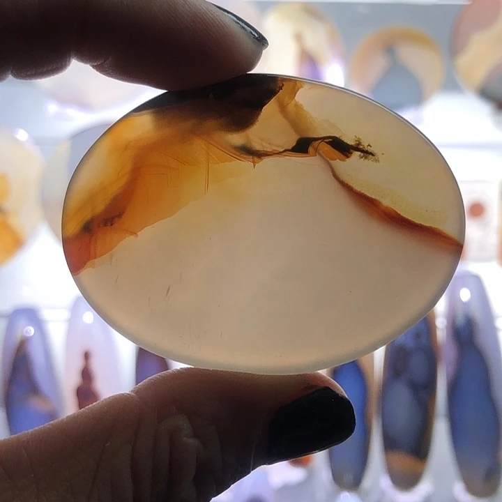 玛瑙/玉髓合金颈饰117