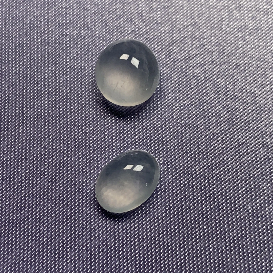 A货玻璃种蛋面水润冰透