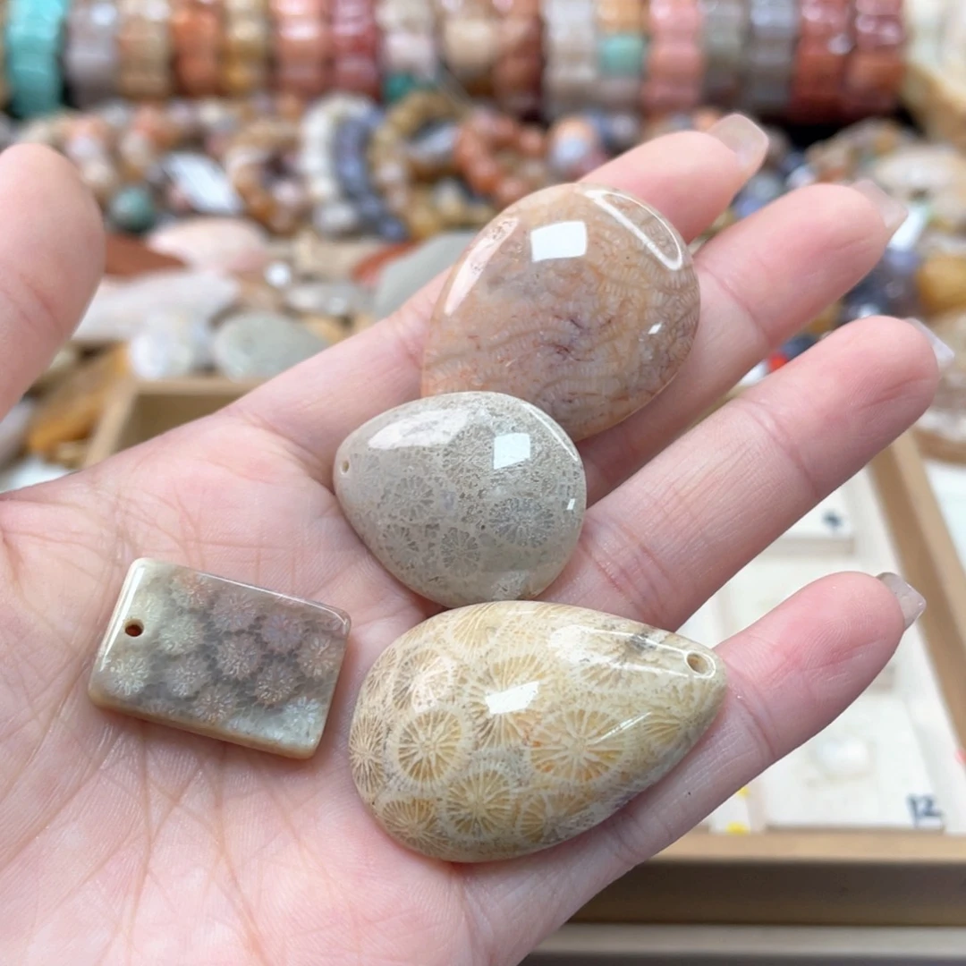 未镶嵌手链硅化珊瑚（珊瑚玉）无*079