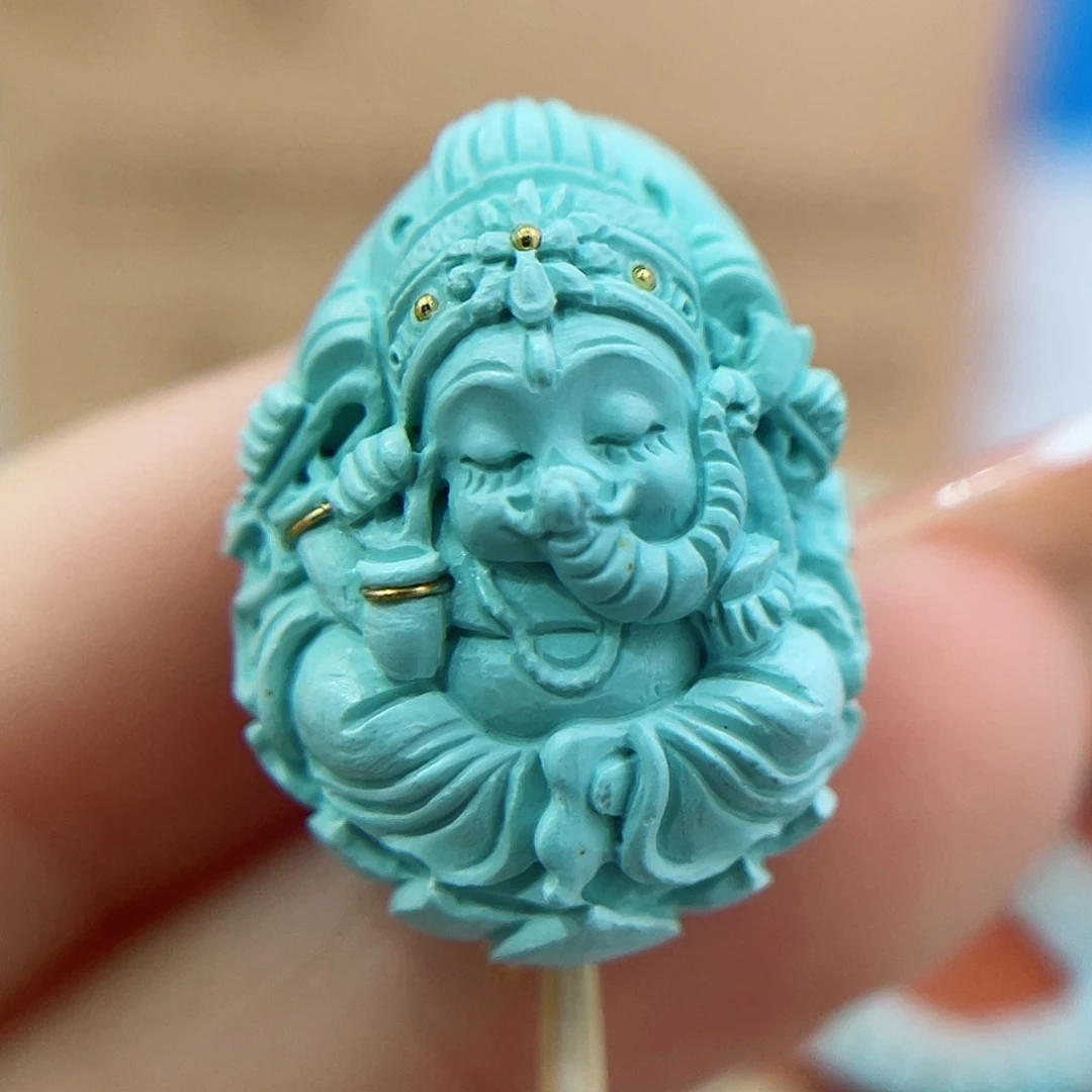 未镶嵌绿松石珠宝奇石