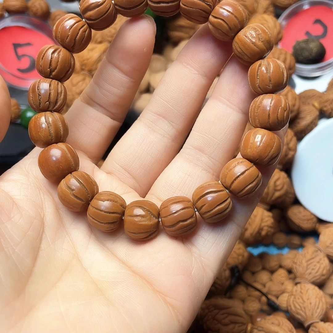 把件桃核佛手老型手串
