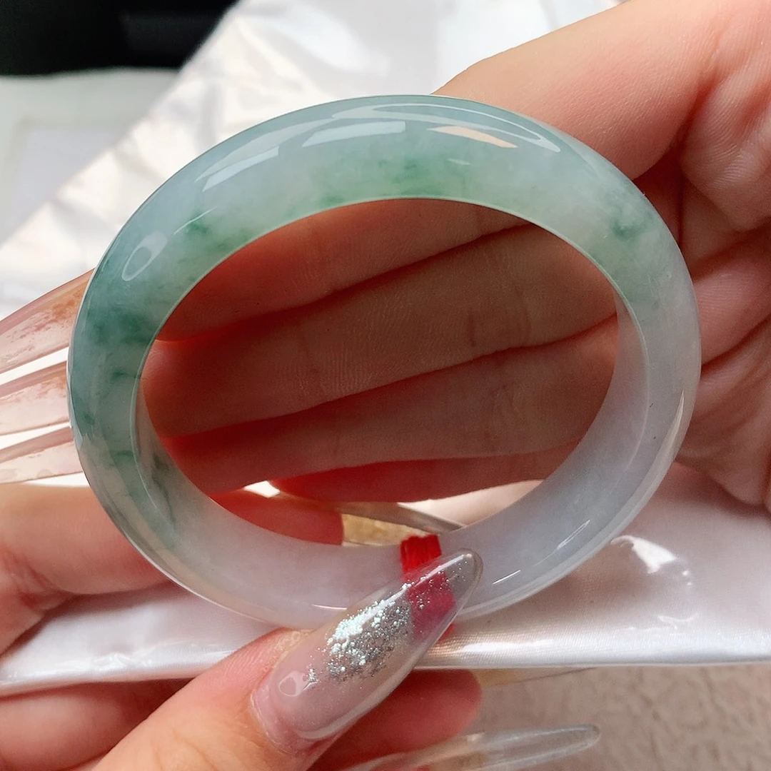 未镶嵌手镯翡翠正圈55