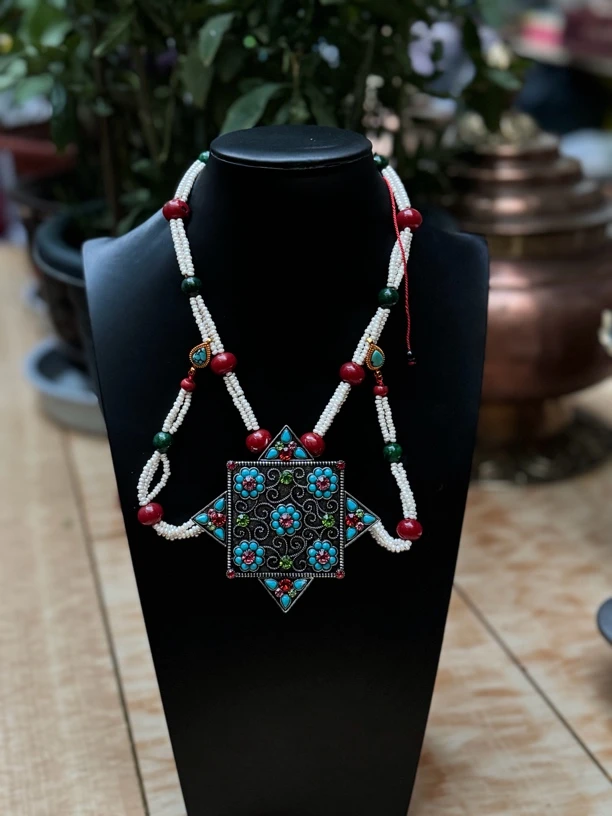 非金属亚克力项链 央宗同款简约嘎乌盒