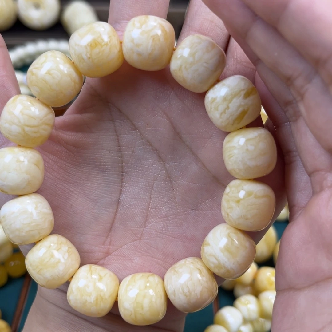 未镶嵌琥珀手链同料