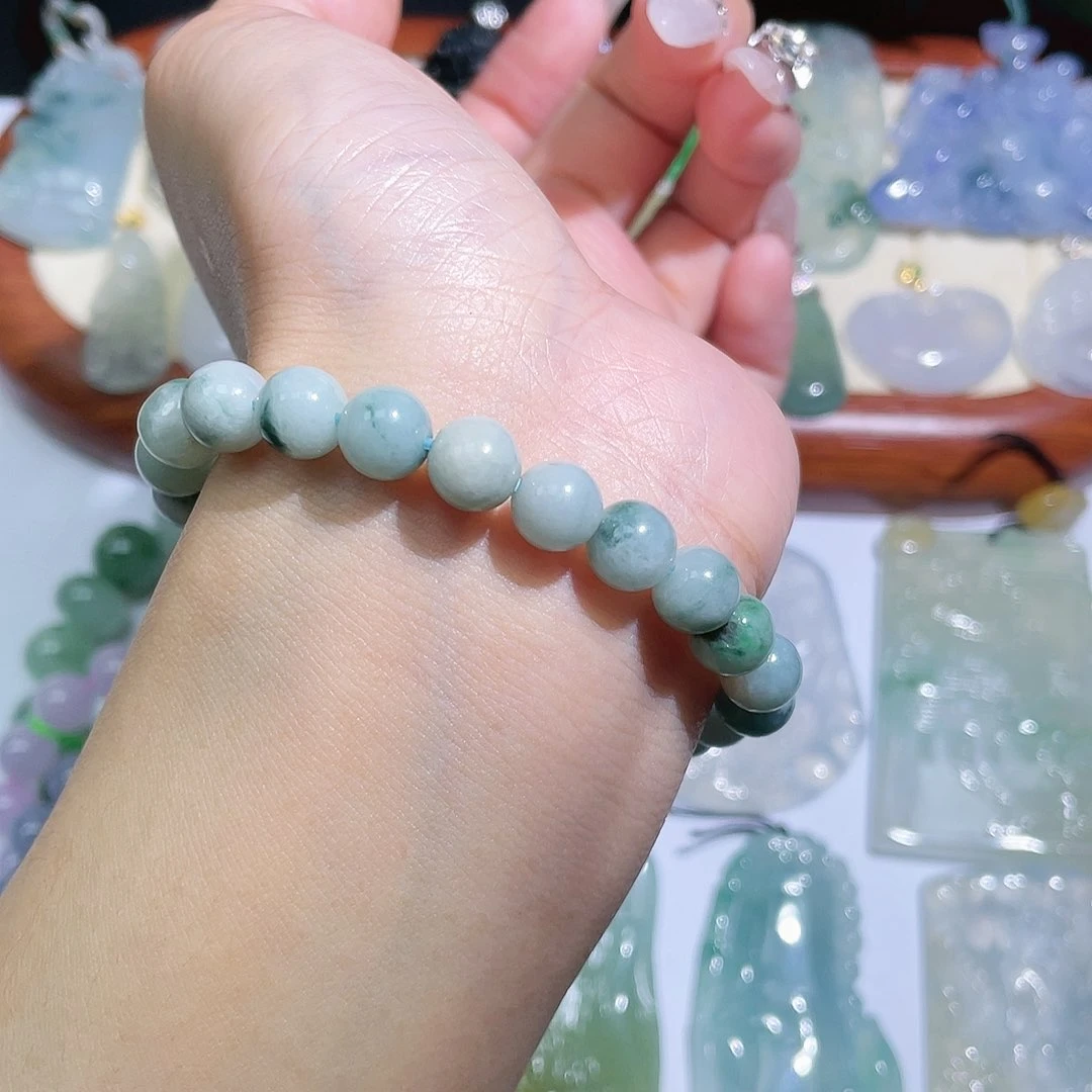 翡翠手串未镶嵌手串