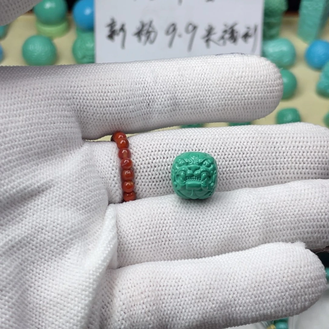 南红玛瑙未镶嵌珠宝半成品卡12貔貅