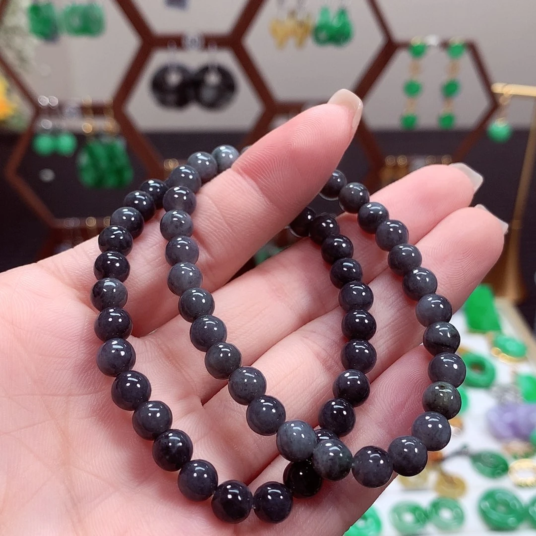 翡翠手串未镶嵌多样性发其一