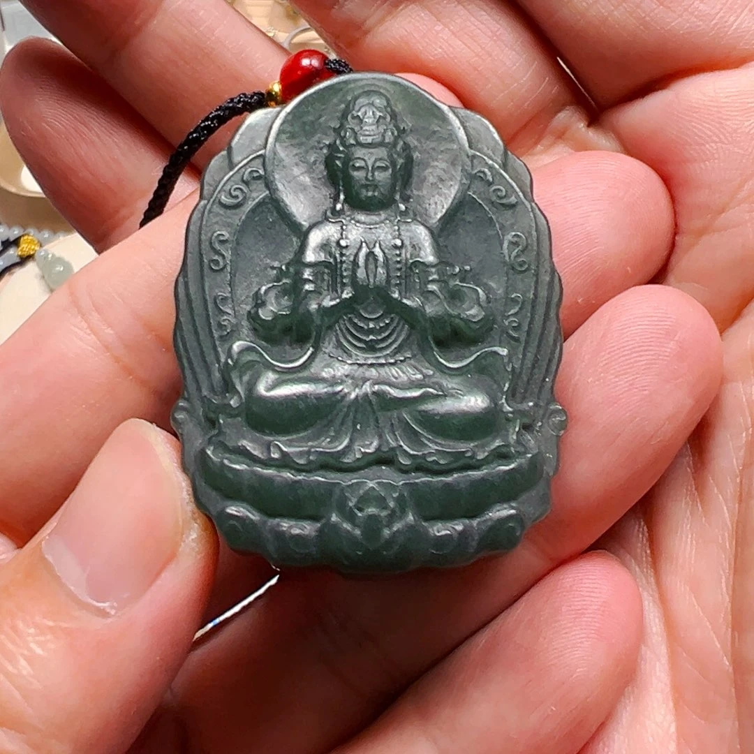 秋***凉和田玉未镶嵌吊坠(不含链)