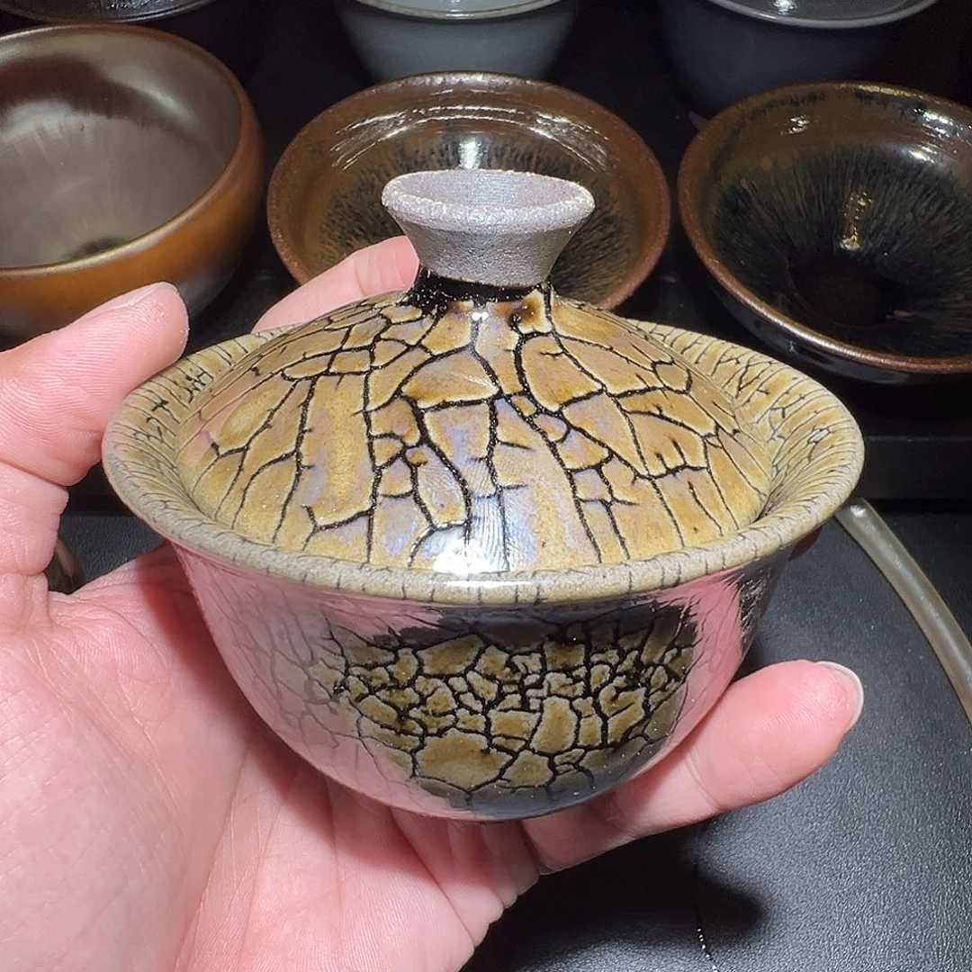 茶盏建窑建盏主人杯0001