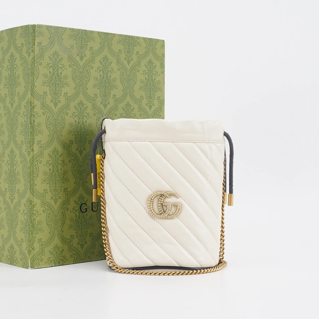 95新 GUCCI/古驰 【白菜】马蒙水桶nano/BG22014428
