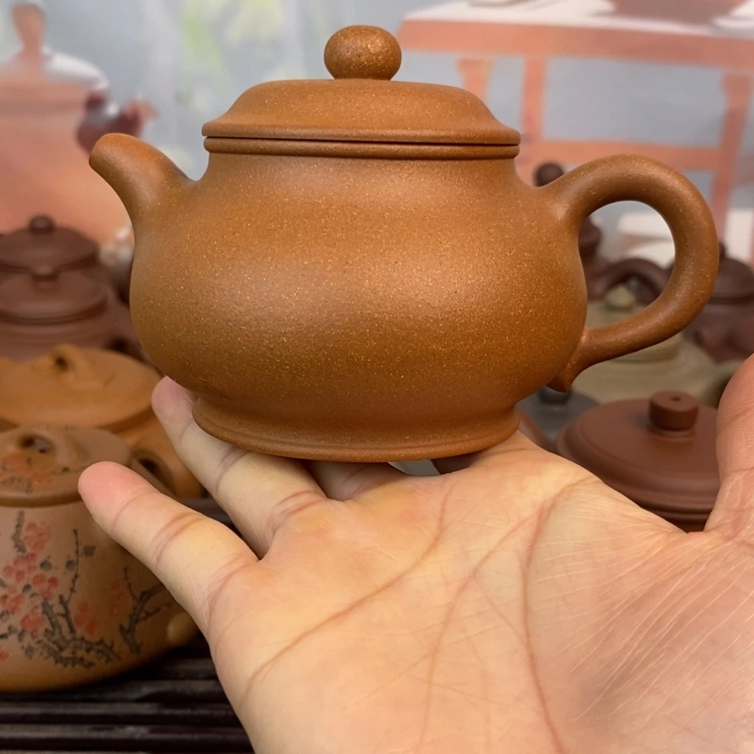 紫砂茶壶200cccc黄降坡潘壶