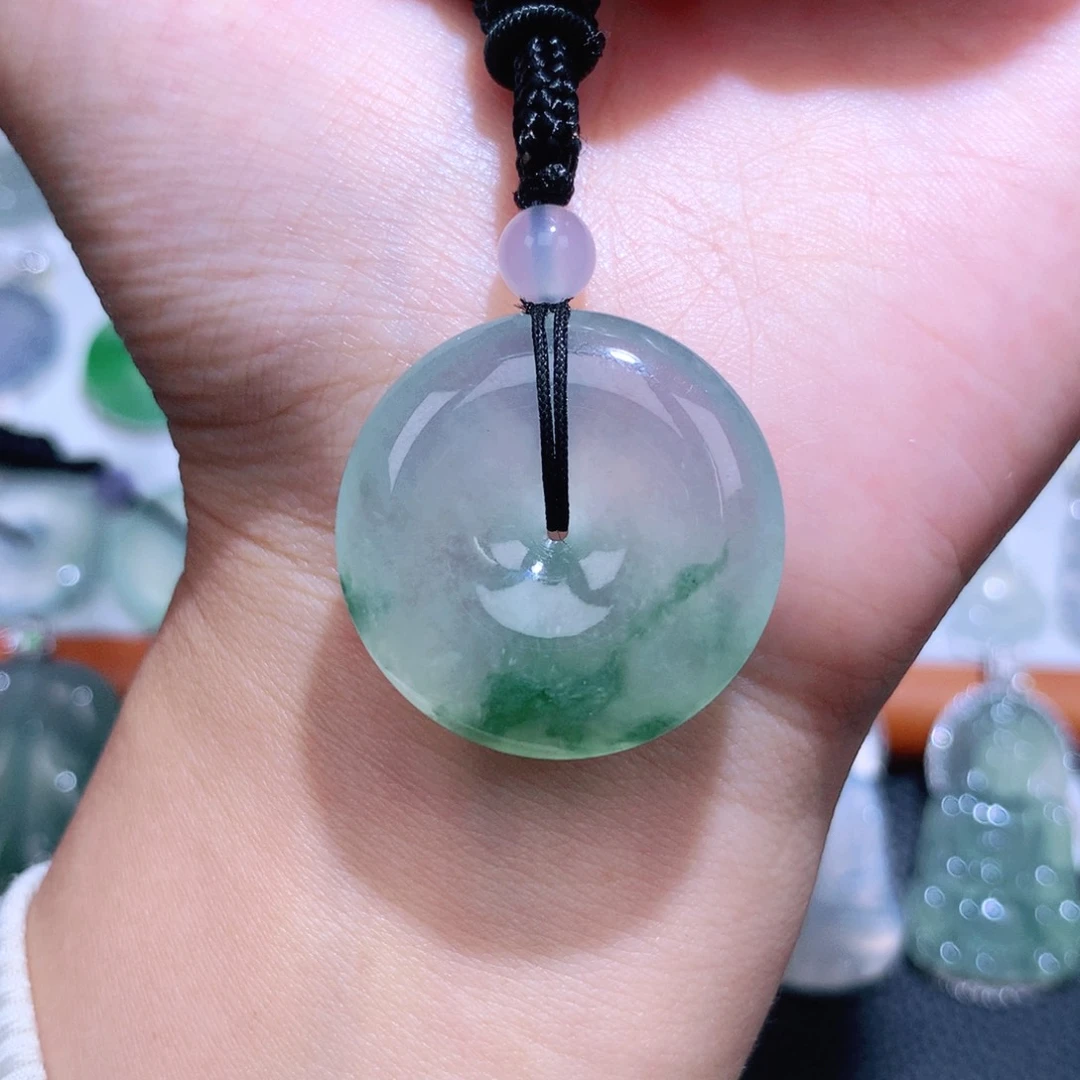 颈饰未镶嵌翡翠扣子