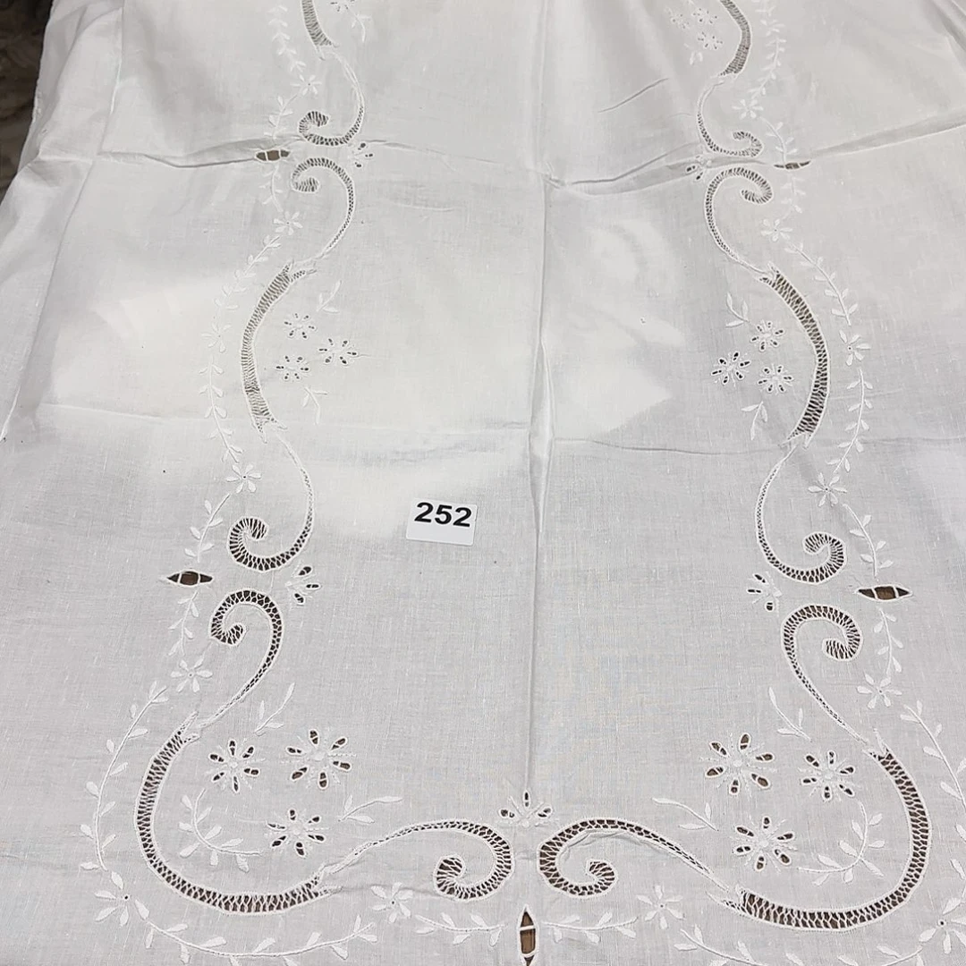 亚麻亚麻手绣2.2❌1.4桌布252号
