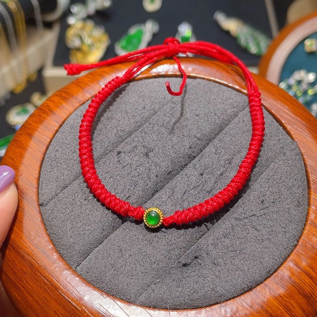 翡翠银S925镶嵌颈饰