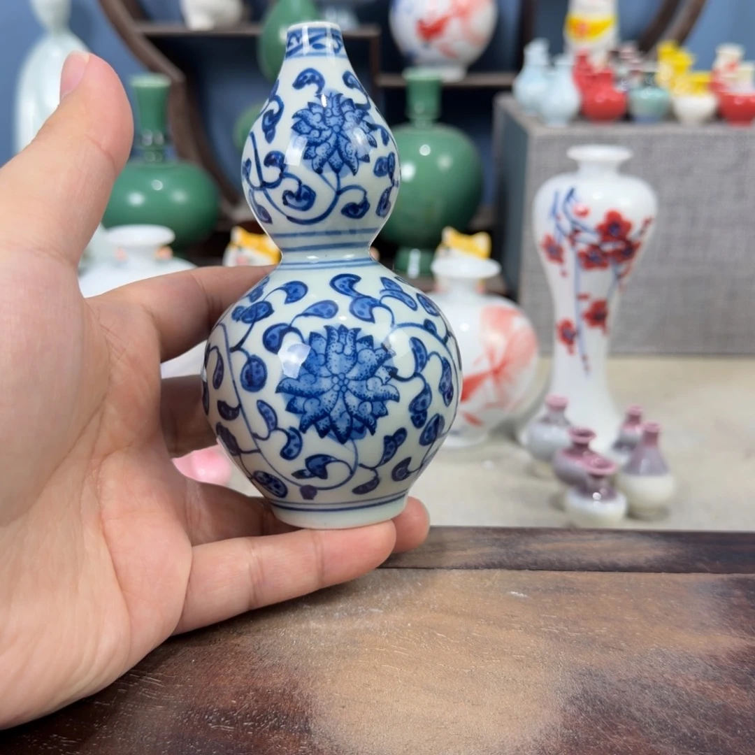 陶瓷手工小花器摆件