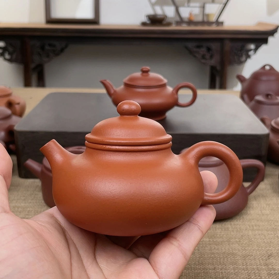茶壶紫砂容天 150cc 原矿赵庄朱泥