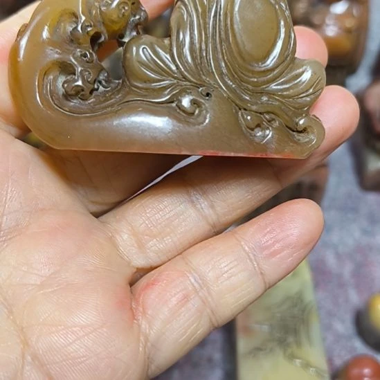 友***家寿山石印石福日工艺品印章包邮