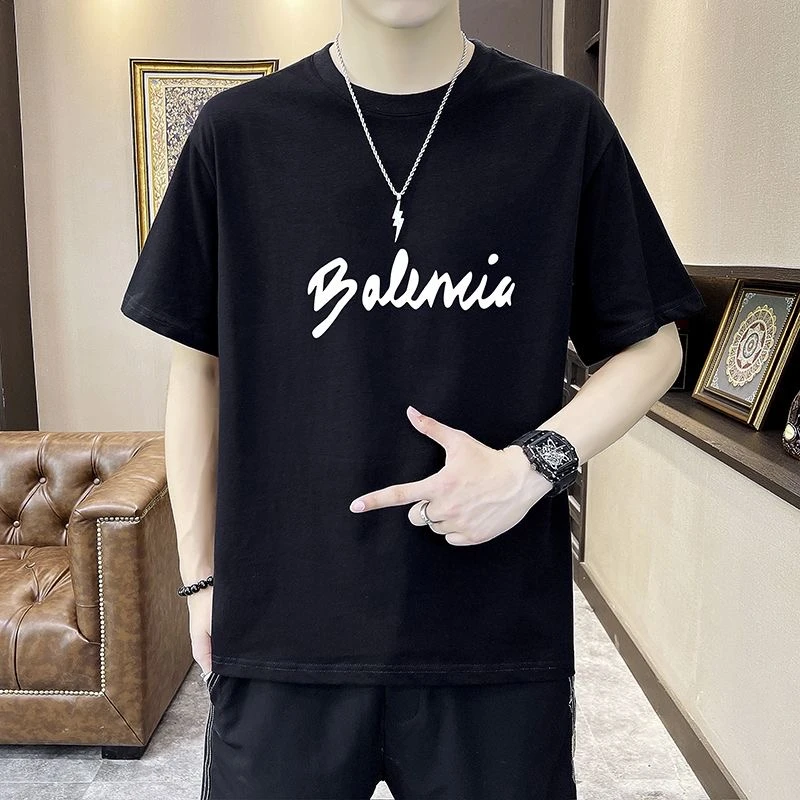 啄木鸟男士潮流短袖T恤ins半袖青年日常休闲休闲半袖男装宽松t恤