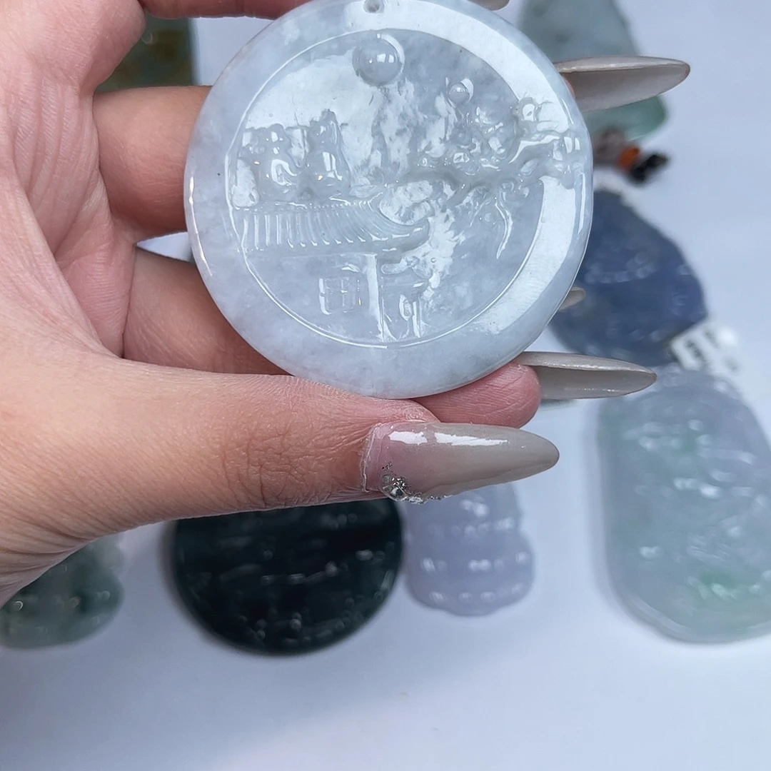未镶嵌挂件翡翠翡翠