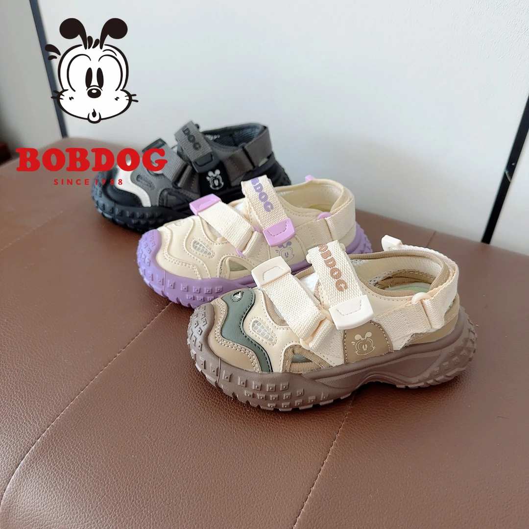 巴布豆童鞋女童夏季凉鞋2025新款女孩溯溪鞋儿童软底运动沙滩鞋