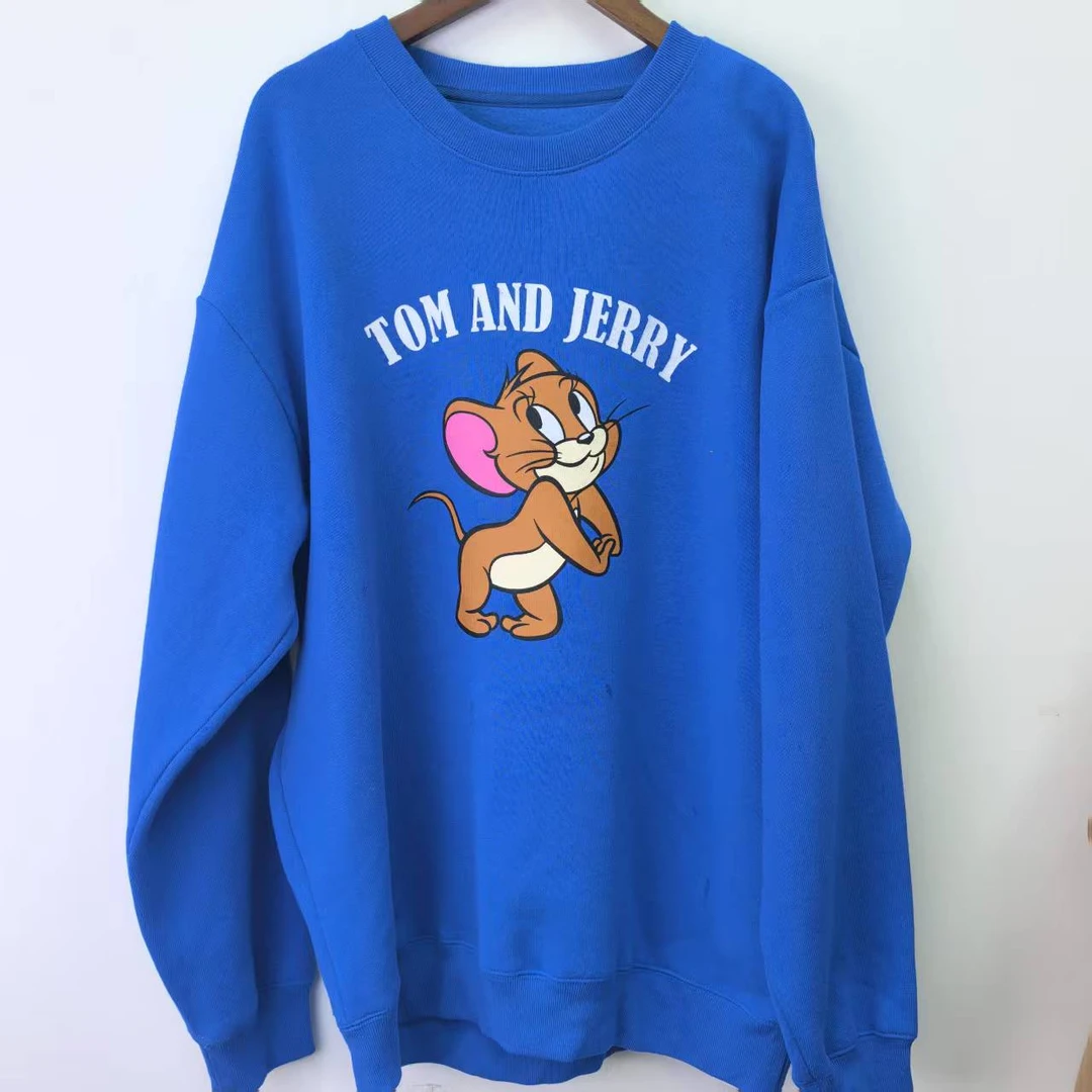 E1 薄绒大版卫衣卡通韩版时尚风格