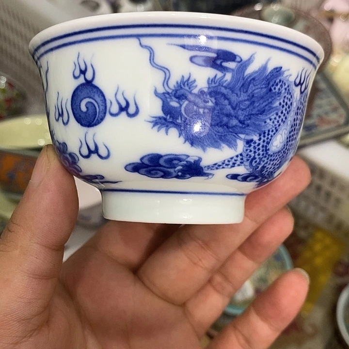 摆件景德镇陶瓷主人杯13455