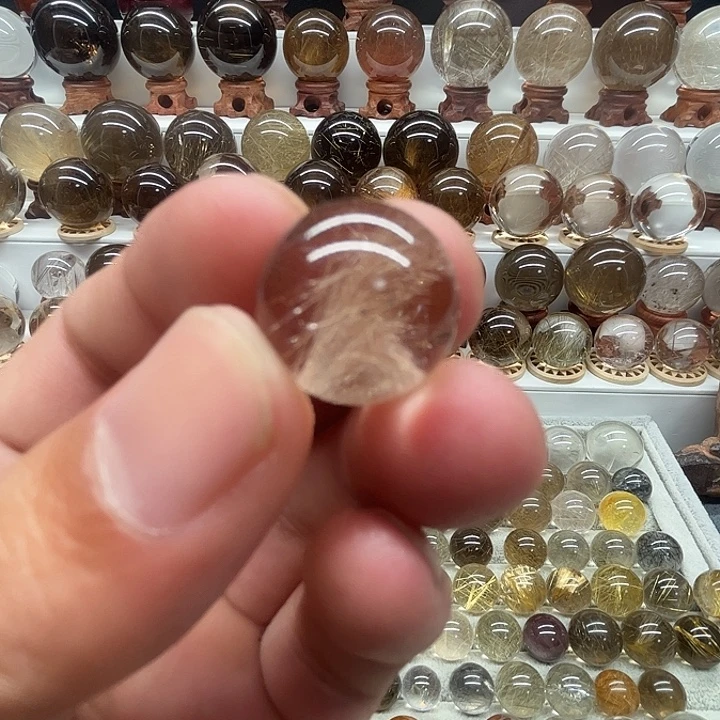 未镶嵌发晶珠宝半成品