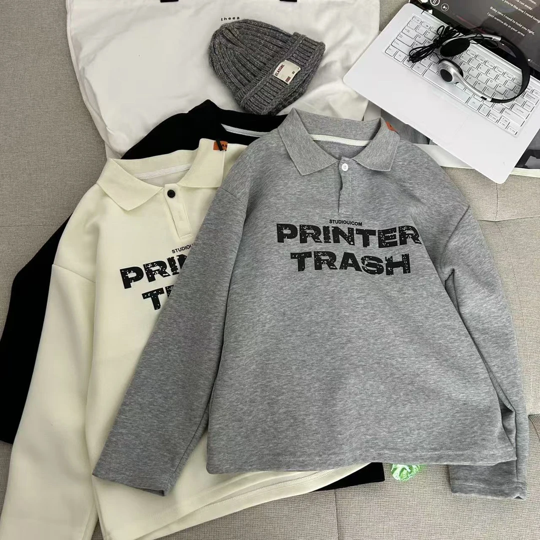 男童秋季翻领卫衣2025新款童装长袖上衣儿童秋天洋气衣服中大童