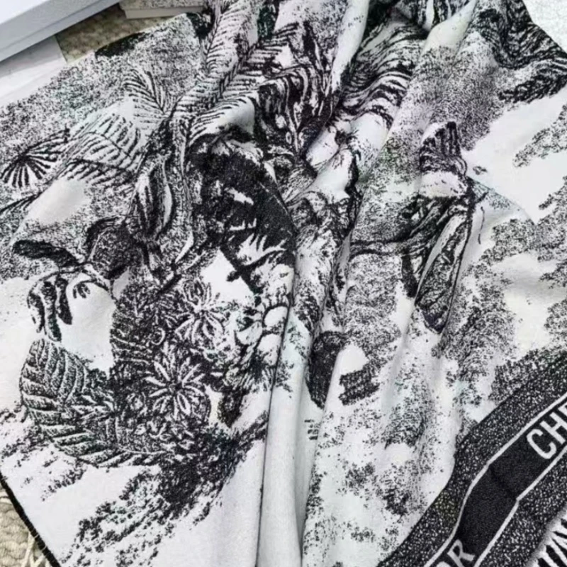 羊绒羊毛大毯子披肩