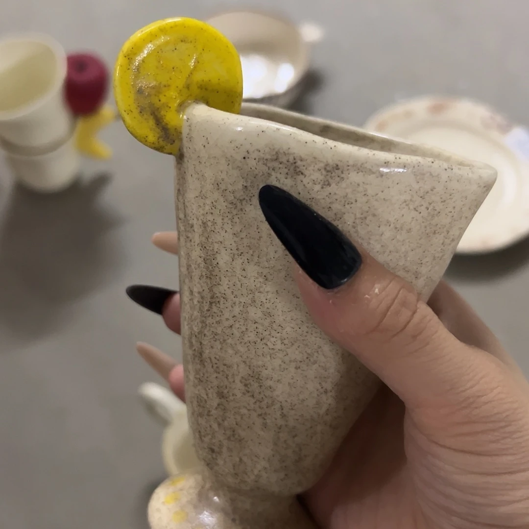 搪瓷微瑕柠檬杯一个838