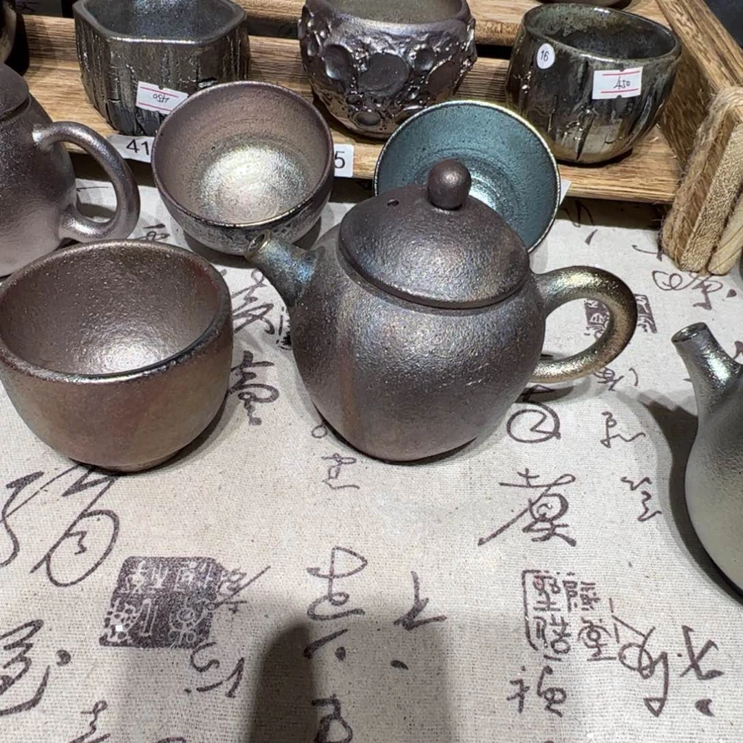 壶星**原建水紫陶紫泥柴烧壶