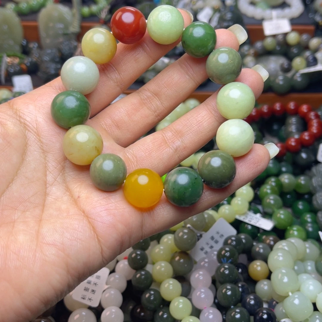 和田玉未镶嵌手链