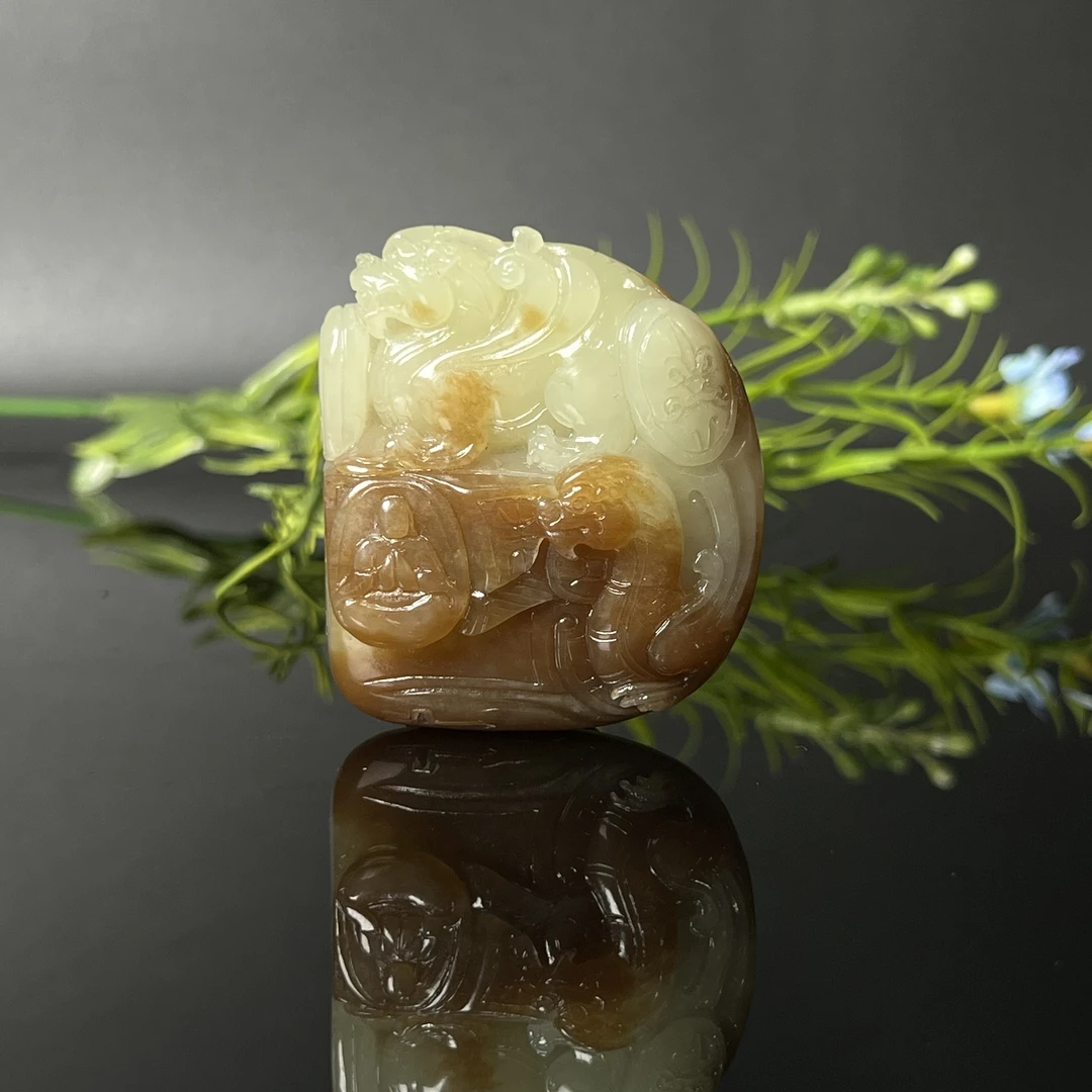 1221GC6629和田玉挂件