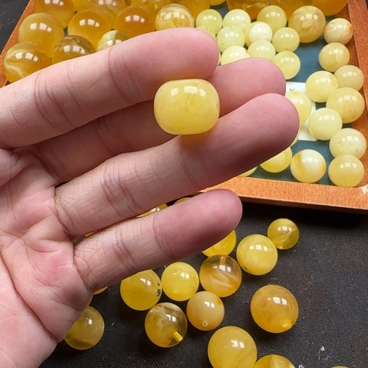 蜜蜡未镶嵌珠宝奇石天然41