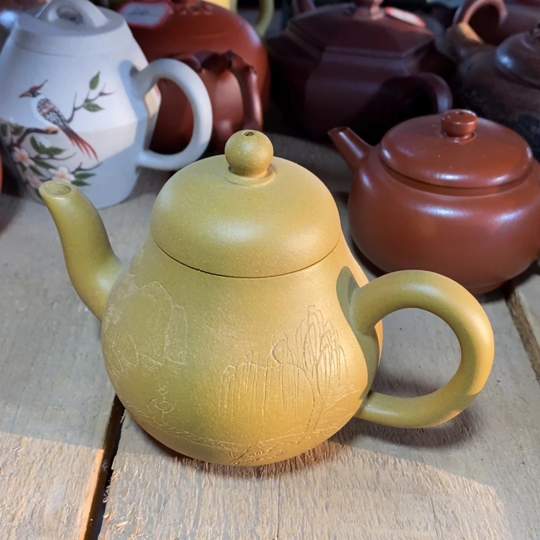 茶壶紫泥原矿手工124