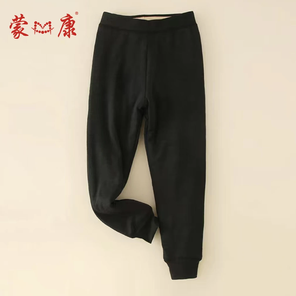 【蒙康】儿童驼绒+驼毛棉裤抗寒亲肤贴身内穿儿童男女保暖裤#8552