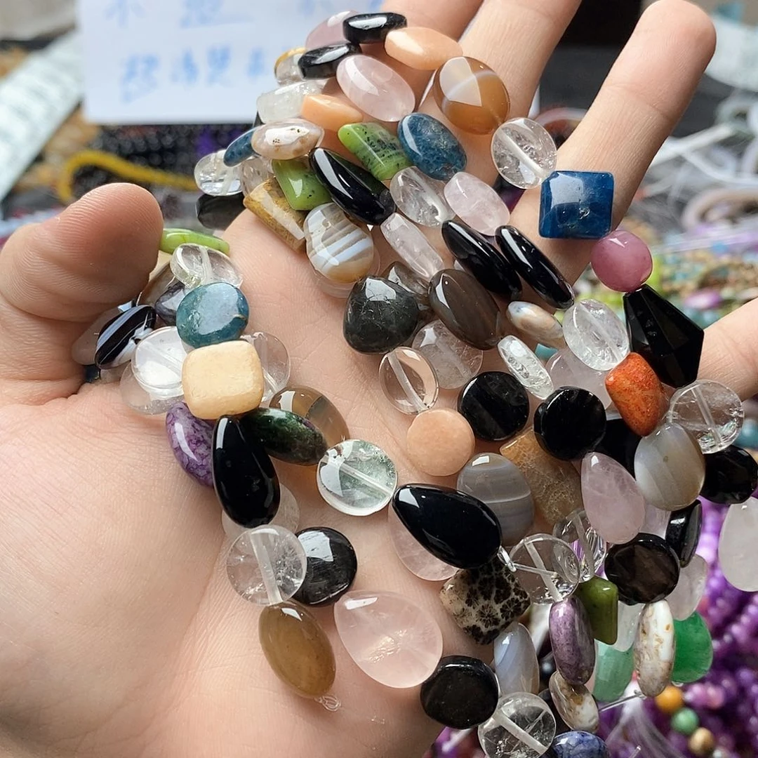 玛瑙/玉髓未镶嵌珠宝半成品一条天然多包A65