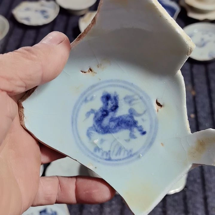 瓷片青花瓷片段位高中