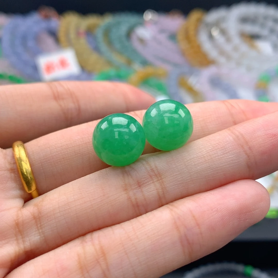 翡翠未镶嵌毛衣链