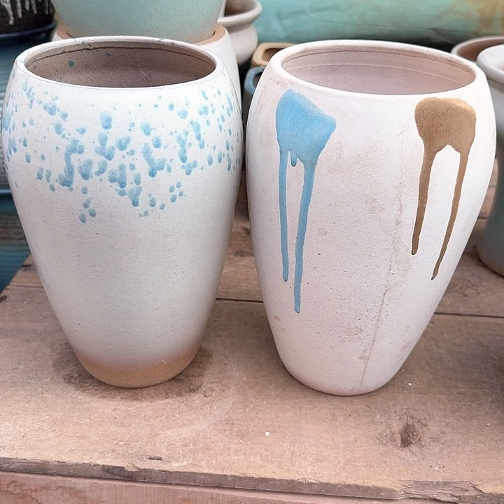 红陶微瑕花盆处理来啦