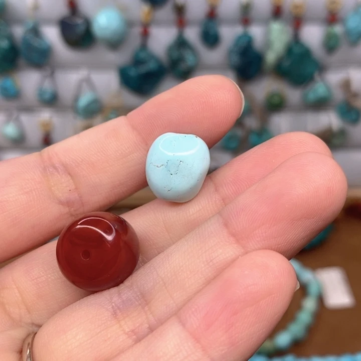 玛瑙/玉髓原矿未镶嵌1*月