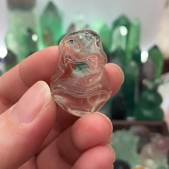 未镶嵌摆件水晶水晶有瑕