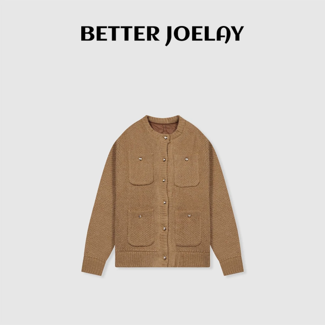 BETTER JOELAY-【幸福慕斯】时尚潮流百搭棉服SDL6848