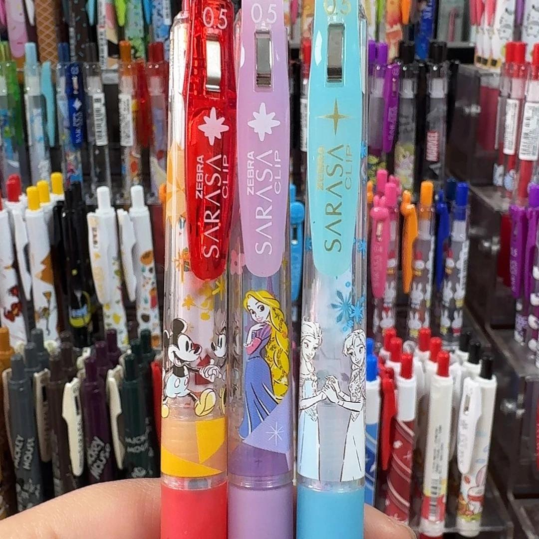 斑马中性笔公主三支