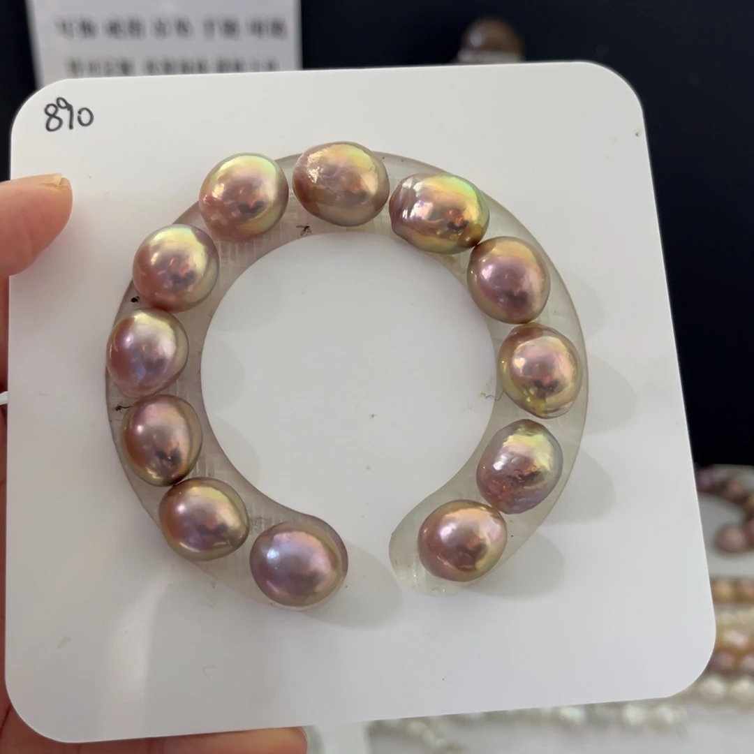 银S925镶嵌手绳淡水珍珠