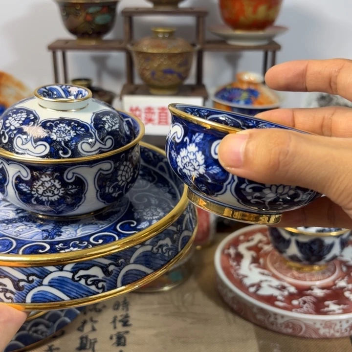 些***玉景德镇手工手绘陶瓷