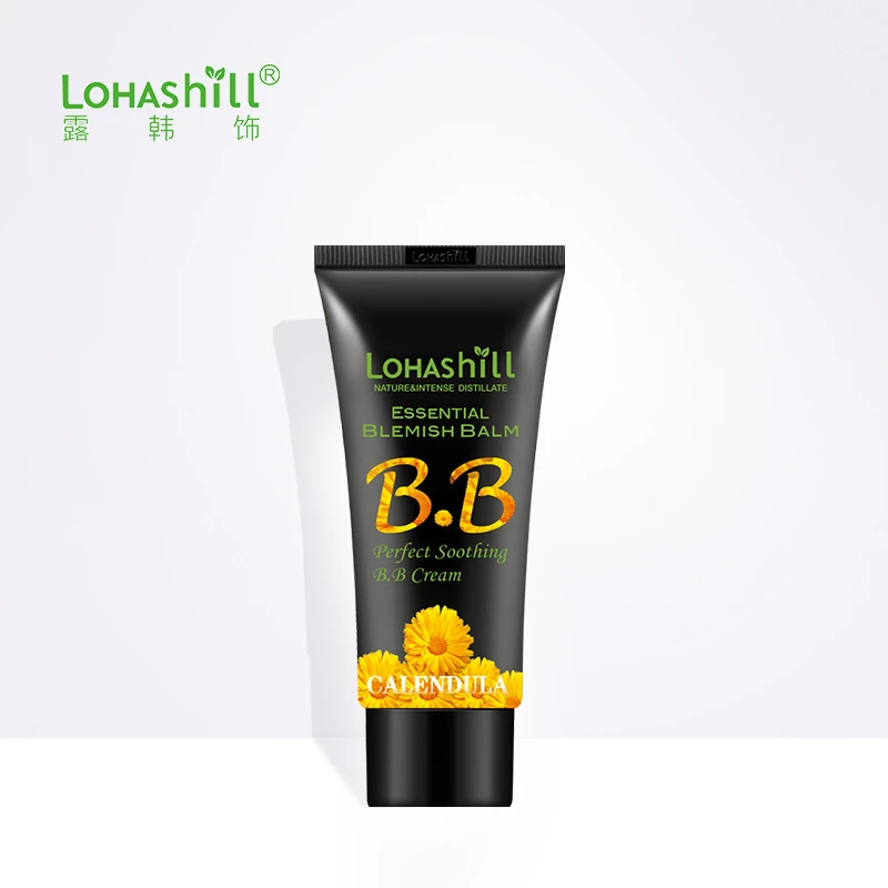 露韩饰金盏花修容bb霜水润服帖修饰遮瑕遮盖提亮肤色持妆粉底液