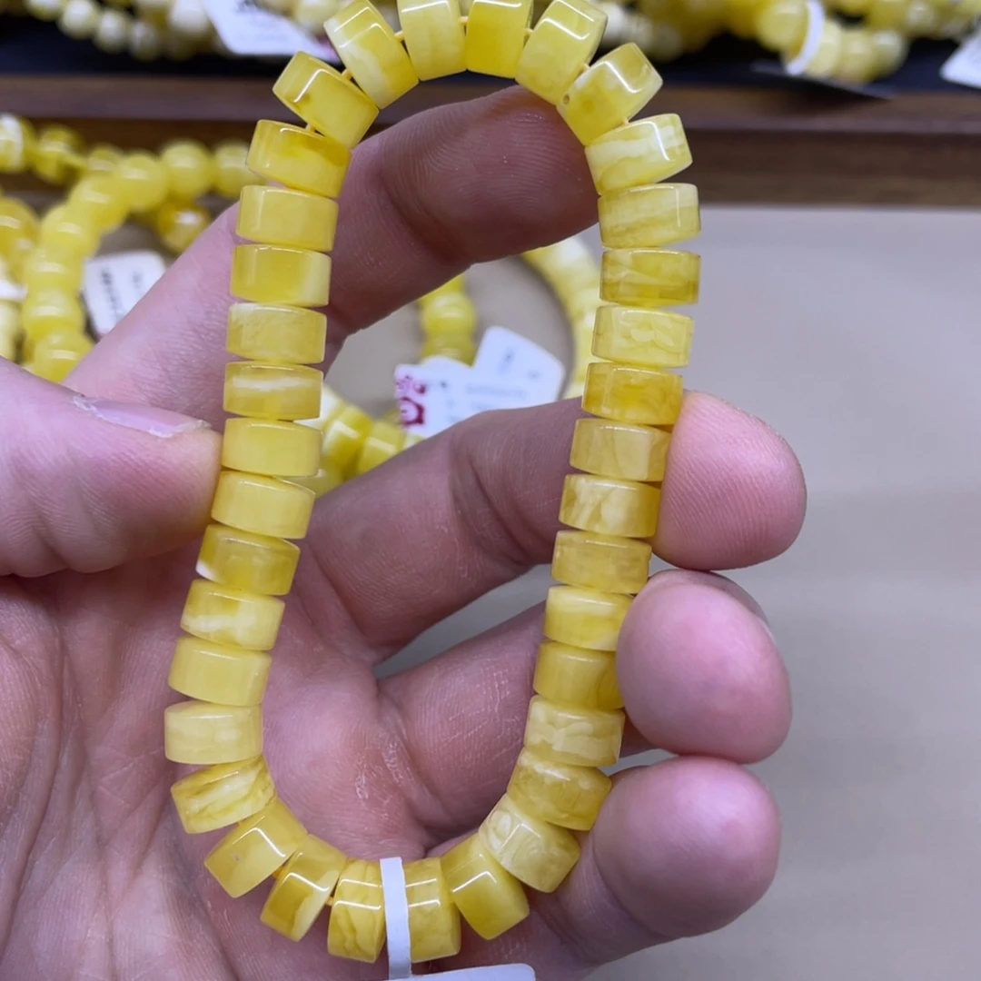 琥珀未镶嵌手链精工老型手串